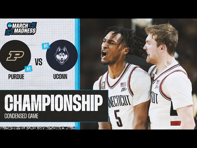 UConn vs. Purdue - 2024 men's National Championship extended highlights class=