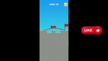 Draw Bridge Puzzle Draw Game Level 113