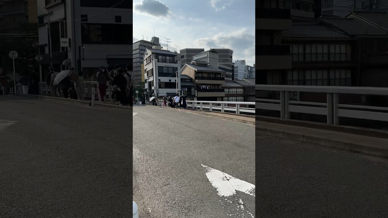 Kamo River!!! Walk in Kyoto, Japan