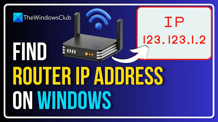 How to find the router IP address on Windows 11