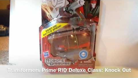Video Review of the Transformers Prime RID Deluxe Class: Knock Out