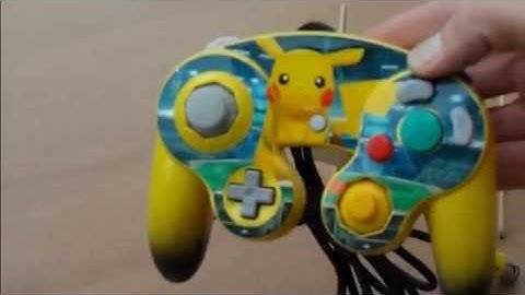 Custom Gamecube Controller Pikachu