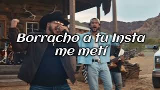 Grupo Frontera x Bad Bunny Un x100to (Letra)