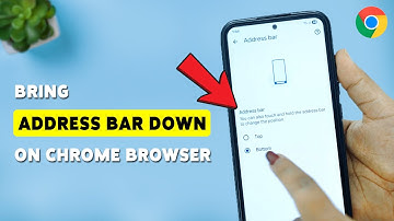 Bring Address Bar Down On Chrome Browser | Chrome Address Toolbar Setup Guide 2025