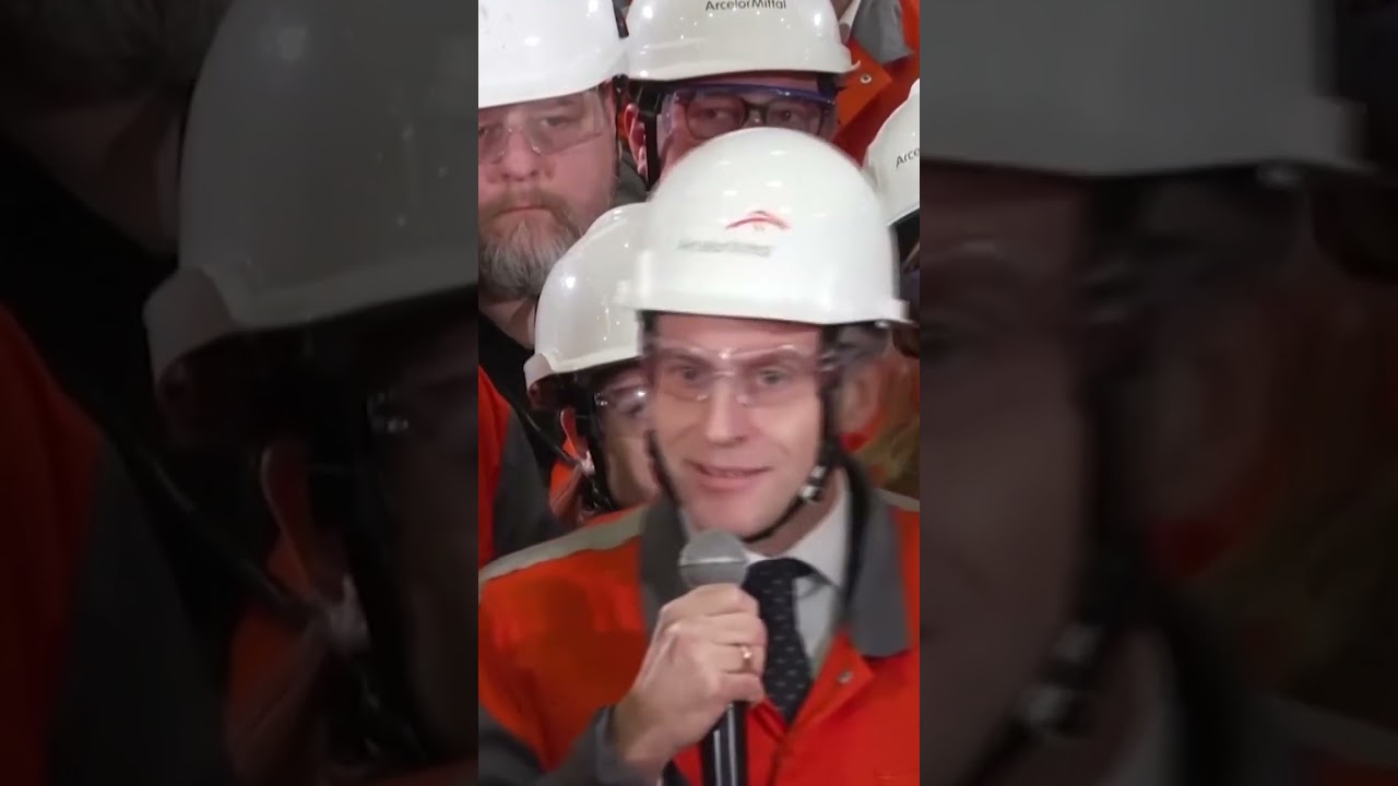 Macron Touts 50% Steel Tariffs and Decarbonization in Dunkirk | DWS News | AC1C