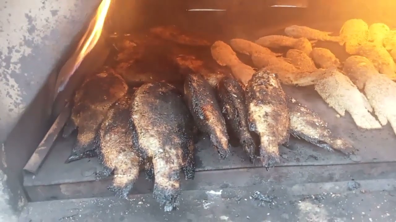 طريقة شوى السمك في الفرن الغاز ،،ومكونات الخلطه