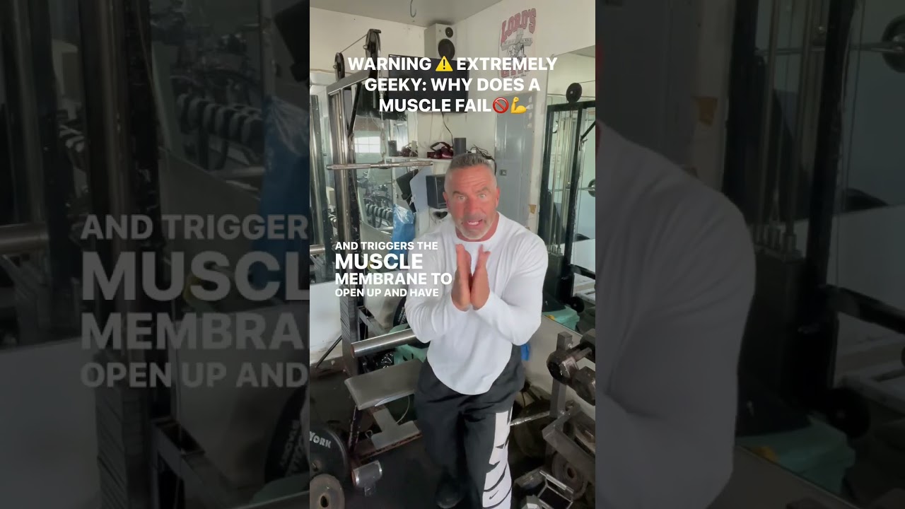 WARNING ⚠️ EXTREMELY GEEKY: WHY DOES A MUSCLE FAIL🚫💪
