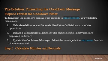 Displaying Cooldown Timers in mins:seconds Format in Discord.py