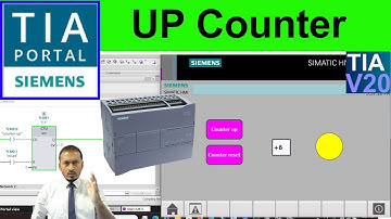 Siemens TIA Portal UP Counter tutorial with HMI Screen