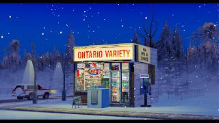 night shift.. - 5 hours of quiet snowy ambience / ps1 style