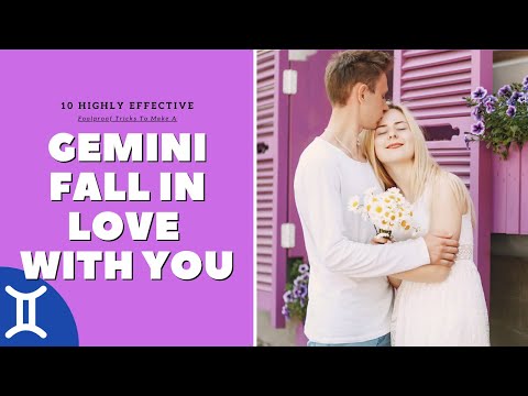 Video: How To Fall In Love With A Gemini If you Are A Gemini