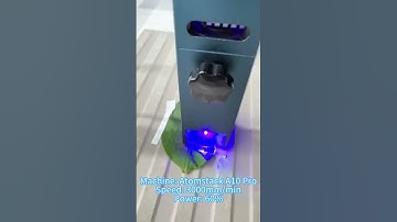 Laser Engrave Taylor on a Leaf with Atomstack A10 Pro