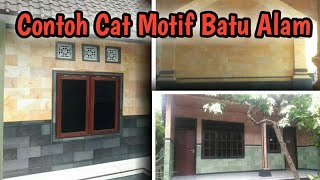 Contoh Cat Motif Batu Alam
