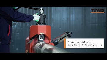 Roll Grooving Machine TWG-IVA #pipetool #rollgroover