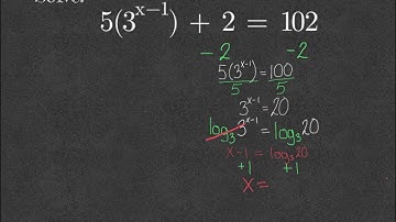 Solving Exponential Equations Part 2