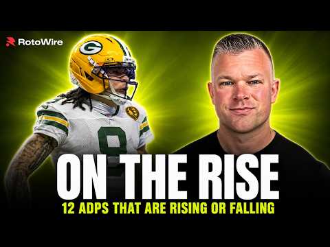 Video: 12 ADP Risers & Fallers: Biggest Draft Takeaways (Fantasy Football)