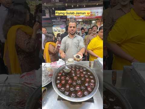 Flying Gulab jamun khaya he kabhi 😍🥳 #shorts #youtubeshorts #viral #trending #food @Swadofficial