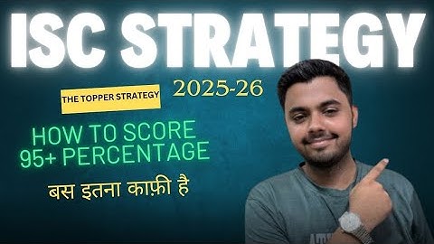 How to score 95%+ in ISC Commerce|Class 12 | Topper