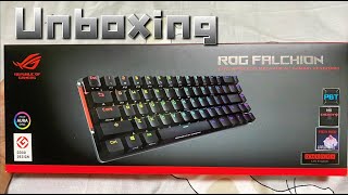 📦UNBOXING  👉ASUS ROG FALCHION ( 65% Wireless Mechanical Gaming Keyboard )