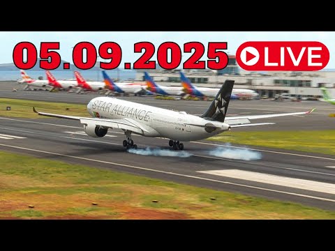 LIVE Action at Madeira Island Airport 05.09.2025