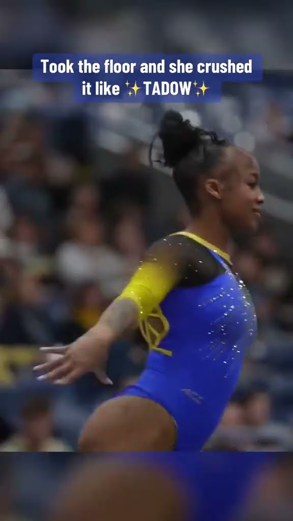 This Jordyn Ewing floor routine is too smooth ? (via @PittPanthers/TT)
