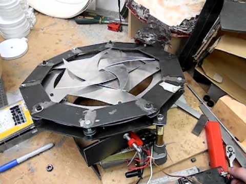 Iris Guilotine Saw trap, testing motor.