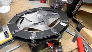 Iris Guilotine Saw trap, testing motor.