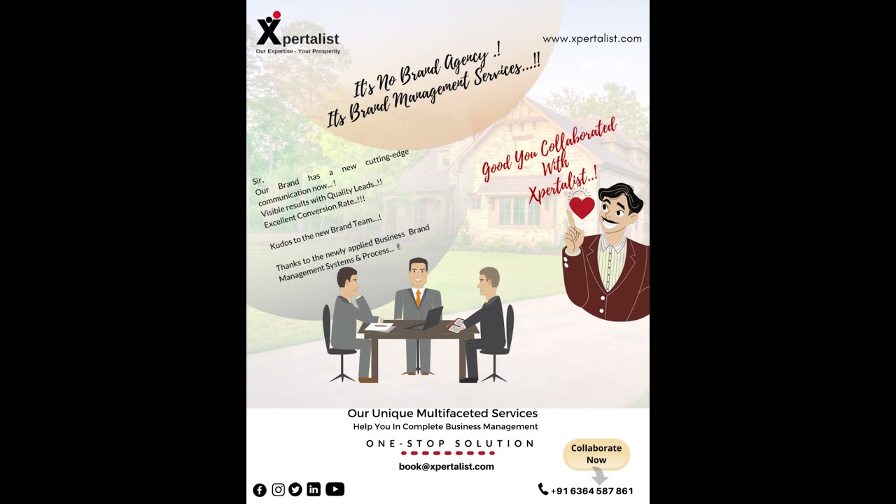 It's No Brand Agency..! It's Brand Management Services..!!