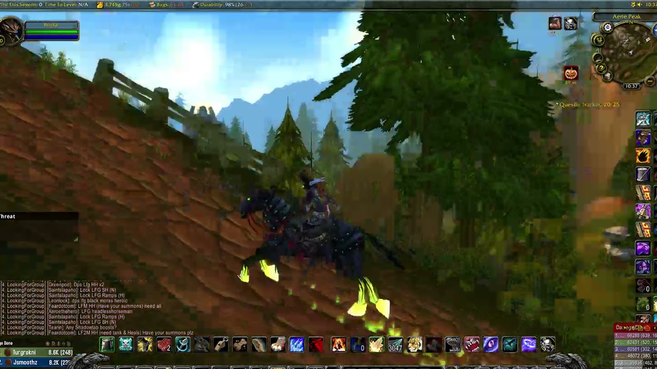 I GOT HEADLESS HORSEMAN MOUNT IN TBC CLASSIC FIRST TIME EVER DOING THE HALLOWEEN EVENT