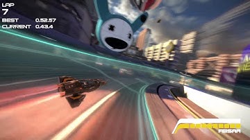 WipEout 2048 Capital Reach B Class Speed Lap 52.35 PS4