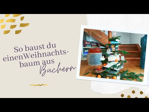 Video: Wie Man Aus Büchern Einen Kreativen Weihnachtsbaum Macht