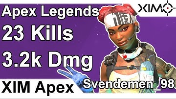 XIM APEX - Apex Legends 23 Kill Bomb 3.2k Damage with Lifeline by Svendemen_98 (PS4)