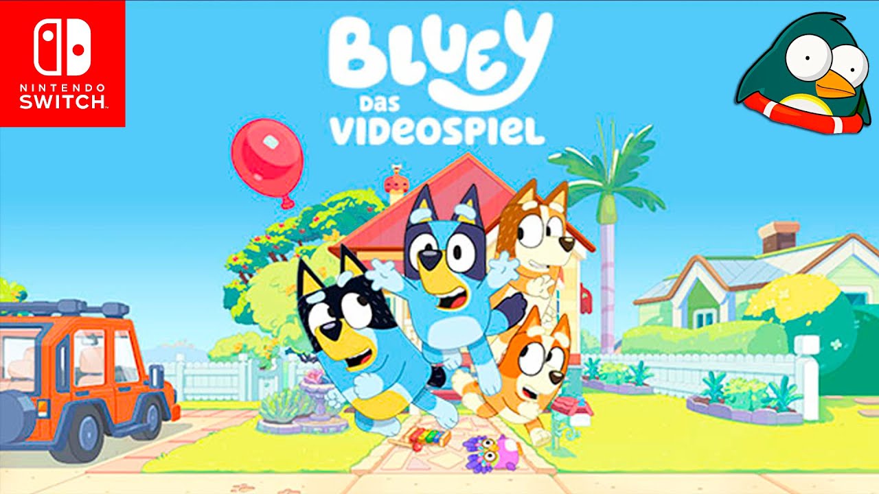 Bluey Das Videospiel Komplettes - Zeichentrick Spiele auf Deutsch - Nintendo Switch