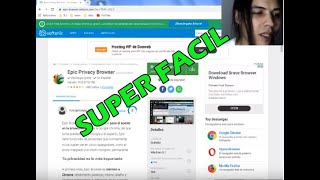 CON ESTE NAVEGADOR NO VAS A NECESITAR UN ((VPN)) EPIC PRIVACY MAXSONGS/2020 screenshot 3
