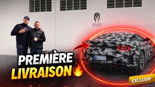 Première livraison exceptionnelle  : une Ferrari à 1,8M€ pour GMK au nouveau showroom 🔥