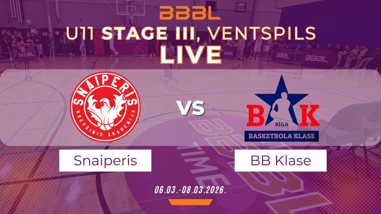 KA Snaiperis 2015 vs Basketbola klase 2015 | BBBL U11 | Stage III
