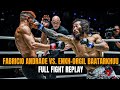 Fabricio Andrade Vs Enkh Orgil Baatarkhuu ONE Fight Night 38 Full Fight Replay