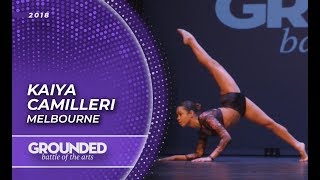 Kaiya Camilleri Grounded 2018 Spotlight Melbourne