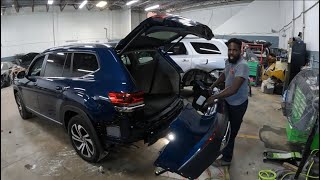 2022 Volkswagen atlas how to take the back bumper and tail lights off