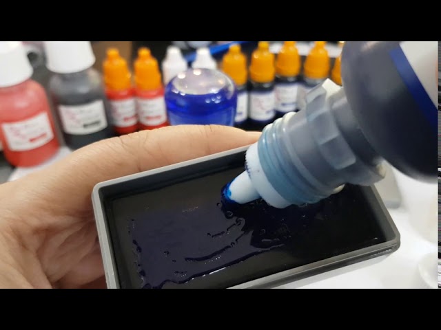 How to Refill ink to Flash stamp chop 