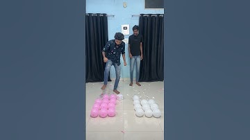 Roll Dice 🎲 With Pop Balloon Challenge #shorts