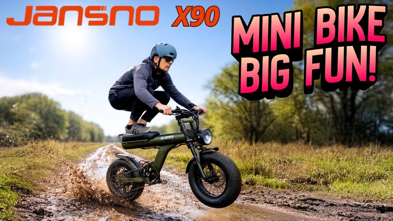 JANSNO X90 - MINI MOTO & E_BIKE, ALL IN ONE - FULL TEST