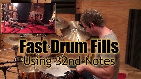 Fast 32nd Note Fills Using The Paradiddle And Bass Drum