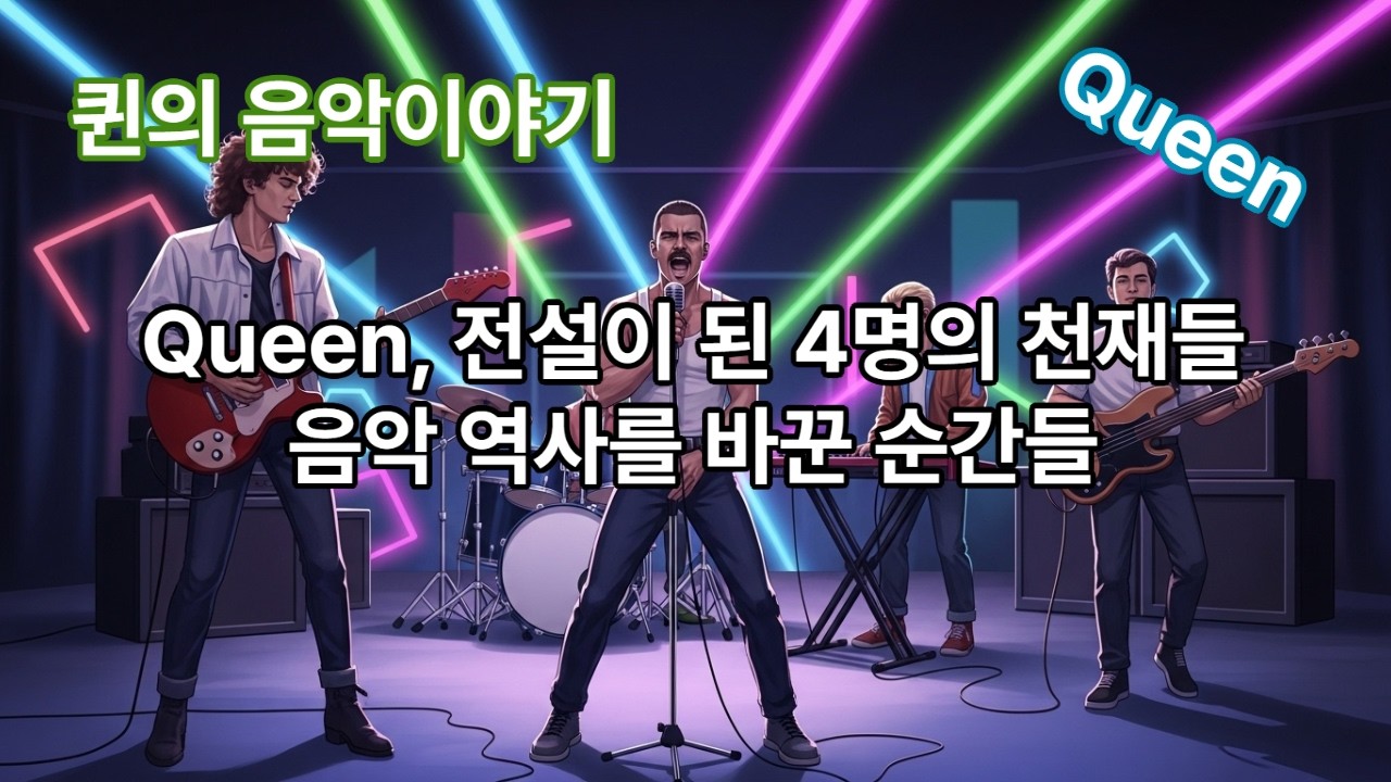 퀸, 전설이 된 4명의 천재들. 음악 역사를 바꾼 순간들