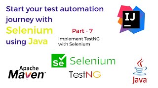 How to Implement TestNG using Selenium | Part 1 | What is TestNG | Basic Annotation | InteliJ