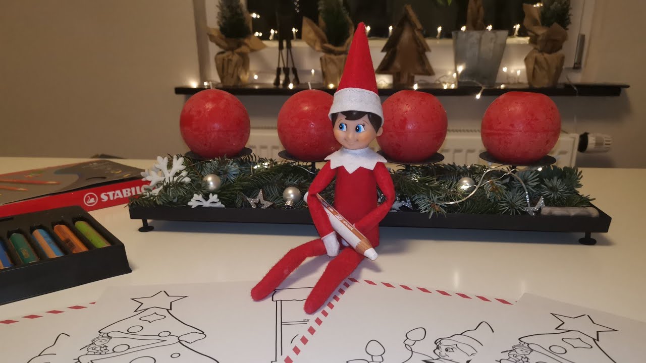 elf on the shelf brief vorlage deutsch
