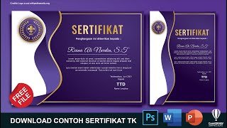 Download Here: Free Scout Certificate Template in CorelDraw and Photoshop