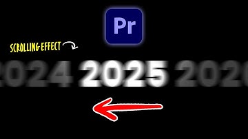 How To Create A Scrolling Timeline Year Animation In Premiere Pro