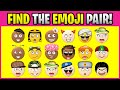 FIND THE EMOJI PAIR! P15011 Find the Difference Spot the Difference Emoji Puzzles PLP