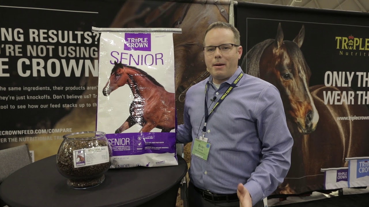 The Best Feed for Senior Horses Triple Crown Senior Horse Feed YouTube